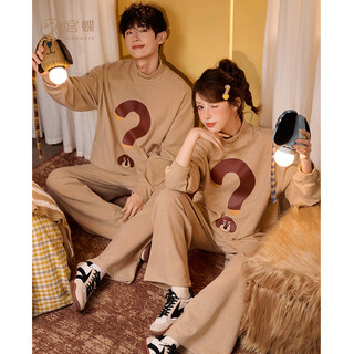 Gongdie heat storage autumn and winter german velvet couple pajamas women's warm casual outerwear pullover home clothes suit men's