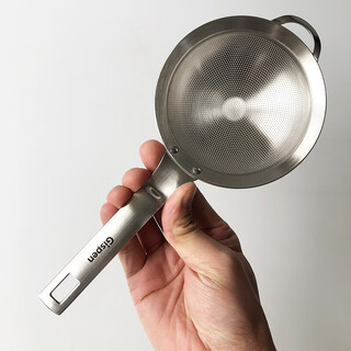 Mdug304 stainless steel soy milk colander, household filter, juice, oil residue, flour sieve, fried leakage, filter colander