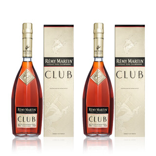 人头马（Remy Martin）CLUB特级干邑白兰地双支组合装 700mL*2瓶