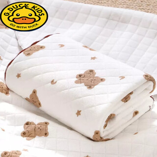 G.duckkids baby first delivery room cover newborn baby swaddle wrap spring autumn and winter thickened supplies thickened delivery room cover/xingyue bear 85*85cm