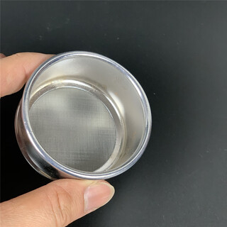 Haodu small sieve 304 stainless steel mesh washing sieve funnel laboratory filter sieve 5-10 cm standard sample traditional chinese medicine sieve 100 mesh 0.15mm