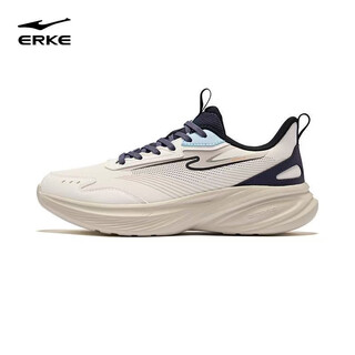 Hongxing erke (erke) casual running shoes for men in autumn and winter new style rebound soft sole non-slip wear-resistant comfortable versatile commuter sports shoes for men microcrystalline white/cosmic blue 40