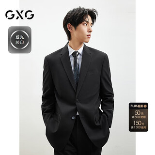Gxg Мужская одежда shopping mall Тот же стиль Черный Повседневный одиночный костюм Черный 175/l