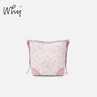 Why bucket bag women's fashionable and versatile 2025 new bag casual high-quality texture one-shoulder cross-body commuter bag taotao pink