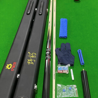 American leopard cue g5 same style billiard cue one-piece snooker black eight small head cue big head quasi-god of war g5 small head single cue + gift + advanced cue box small head-10mm