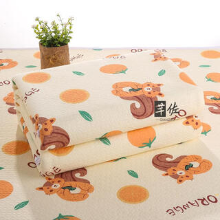 Type a diaper pads for babies waterproof breathable washable sheets baby large size leak-proof diapers machine washable orange squirrel five layers in one_instant absorbent anti-slip 100*150cm type a combed cotton - two packs - easy to change and wash