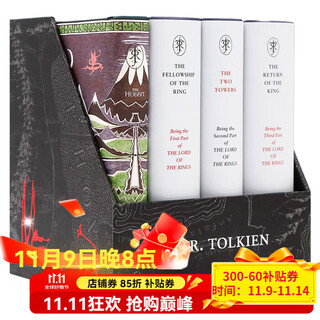 The hobbit the lord of the rings the lord of the rings english original the hobbit the lord of the rings jrr tolkien 80th anniversary gift box set 4 volumes of tolkien novels sold together the hobbit the lord of the rings the lord of the rings