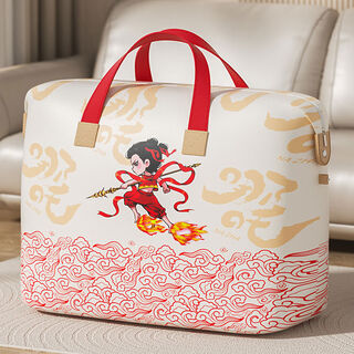 Yusenyi nezha quilt storage bag kindergarten waterproof and moisture-proof large capacity quilt bag clothes organizing bag moving no. 5*10*45m supermarket quality huohong zhaer personal outfit dustproof and moisture-proof pro