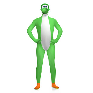 Halloween funny super mario tights 3d printed jumpsuit adults and children cosplay men's and women's mario green white belly tights s-150