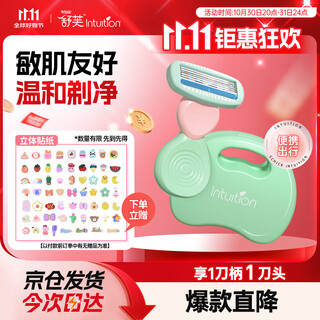 Schick mousse all-purpose hair removal knife 1 handle 1 head 1 storage box private shaver non-hair removal cream