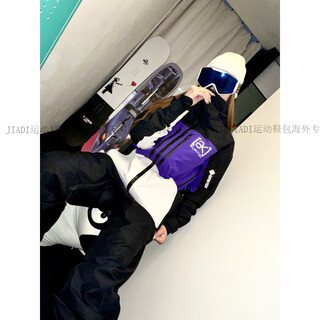 BURTONAK滑雪服 2122新款 滑雪服 AK457单板滑雪服男女款官方正品 AK 黑白紫 2l XS