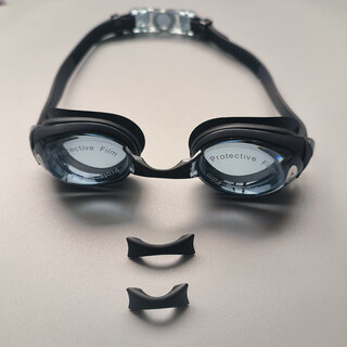 Speed*tao spedo fashionable myopia swimming goggles curved lens design high-definition waterproof and anti-fog competition diving swimming goggles black 500