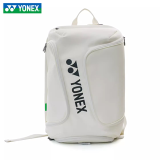 Yonex 2025 new yonex badminton bag yy backpack men's and women's backpack ba360cr independent shoe compartment ba360cr off-white