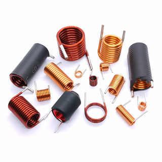 Hanshi hengye air core inductor coil inductor copper coil 0.6 3.5 7.5t horizontal straight leg /1000pcs