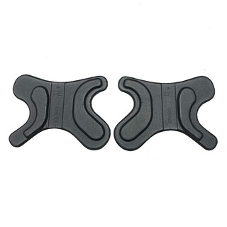 Ski boot liner butterfly patch for snowboard and double board ski boots, suitable for enhanced achilles tendon wrapping, black