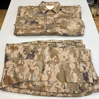 Jihua new genuine camouflage suit wear-resistant training clothes winter and summer outdoor anti-scratch breathable tops and pants desert winter clothes + pants 170/92-963