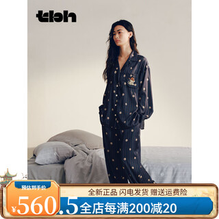 Brutalist home furnishing gong jun's same style urban beast lion star satin home clothes set can be weared out for couples all seasons lion star satin long home clothes wishing coin xs