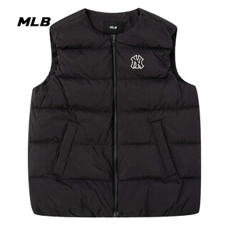 Mlb down vest for boys and girls ny small standard children's down jacket jacket sleeveless thermal vest 7advbl136 black/50bks new york yankees 110