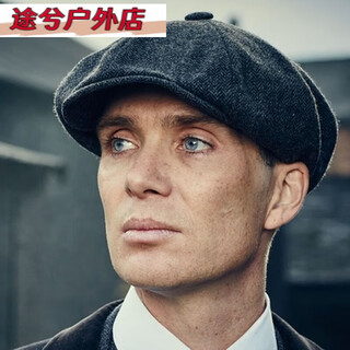 Mi lan lielanat peaky blinders octagonal hat men's razor party british beret retro literary newsboy hat fashion painting black