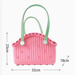 Portable tote bag for dogs and cats, pet small dog summer outing artifact portable basket yorkshire maltese, light pink and green, contrasting color dopamine* can be diy accessories m-medium size recommended 8jin jin is equal to 0.5kg, inner pet