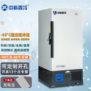 中科西冷超低温冰箱-80 商用立式科研实验冰柜-60度 医用疫苗-40低温冷冻柜 机械零件冷装工业深冷保存箱 DL-428(-86)760×865×1975mm