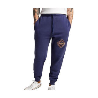 Converse men's sweatpants are comfortable and warm for daily wear. loose fit and breathable design. dark blue drawstring waist. blue one size | eu m