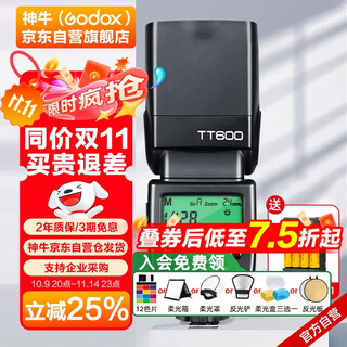 TT600通用型热靴闪光灯内置引闪2.4G传输外拍灯摄影灯（除索尼）【TT600标配+充电电池套装】
