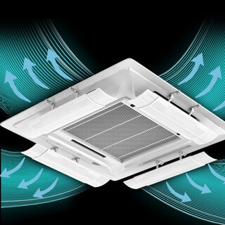 He jiagong central air conditioning windshield, air guide ceiling, air-conditioning outlet baffle, ceiling machine, universal windshield, anti-direct blowing, breathable style, 1 pack, length 50cm (no filter cotton) 74x15x16cm