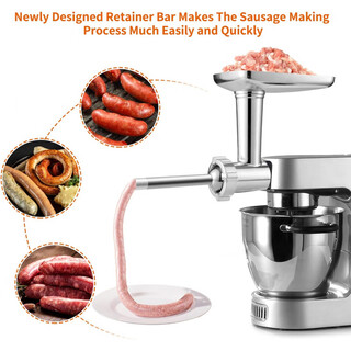 Kenwood is suitable for chef machine kenwood aluminum alloy minced meat sausage smeg pressure noodle accessories tool kenwood minced meat knife mesh is stainless steel_kenwood