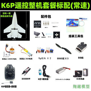 旭杉斯苏27航模遥控飞机固定翼无人机SU27滑翔机PP魔术板KT板战斗机泡沫 K6P遥控整机套餐标配常速 EF-M4蝙蝠款