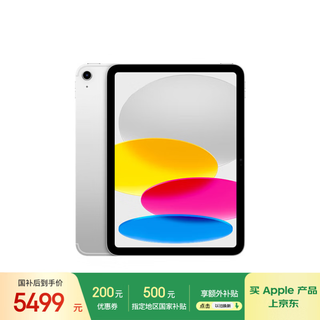 Apple/苹果iPad 11英寸 A16芯片2025年款 平板电脑 (512GB eSIM版/学习办公娱乐)银色