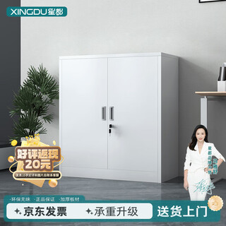 Xingdu steel iron cabinet storage cabinet file cabinet financial office cabinet information cabinet file cabinet is divided into double sections and the lower section is a short cabinet