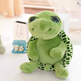 Qi qijun children's toy doll turtle shell plush toy doll sleeping bag shape wearable doll pp cotton filled pillow ugly cute doll turtle 40cm quality upgraded version fully filled