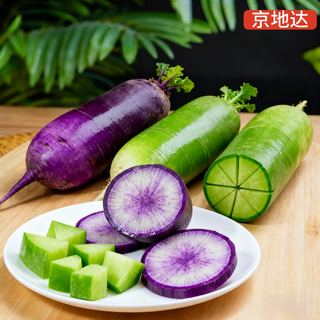 Jingdida weifang ice cream radish fruit radish double pack net weight 5jin jin is equal to 0.5kg, single fruit 150g+, straight from the source