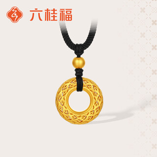 Liuguifu jewelry gold pendant moon streamer 5d hard pure gold pendant necklace pendant fd0300060 0.9g
