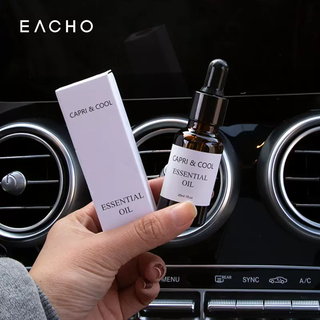 Yusenyi car aromatherapy essential oil car perfume replenisher blue wind chime darjeeling tea freesia men's and women's expanding fragrance oil (westin white tea)