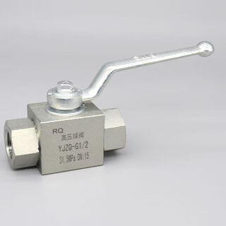 Hydraulic high pressure ball valve yjzq series inch metric internal thread hydraulic switch valve carbon steel pressure resistant 50mpa high pressure ball valve g1/2 4 points-31.5mpa