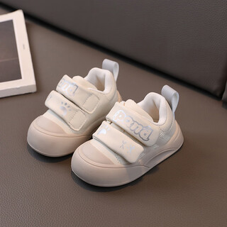 Terranis yangma recommends new autumn and winter soft-soled toddler shoes for boys, october-3 years old, girls' sports shoes, anti-bread white - 6599 trend, light and soft, comfortable, 12 cm inner length, size 16 suitable for feet about 11cm long