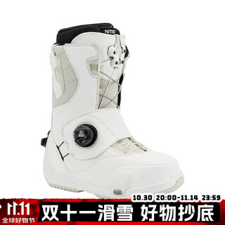 Cold mountain nitro ski shoes snowboard shoes nitro all-purpose all-region snowboard boots women's 2425 spot 24/25 spot cave step on quick wear white 36.5 235mm