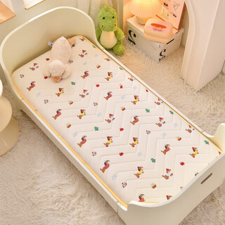 Class a kindergarten mattress latex children's napping special cushion splicing bed baby crib small mattress dachshund thickness about 4-5cm soft and breathable 60*120cm recommended kindergarten napping bed