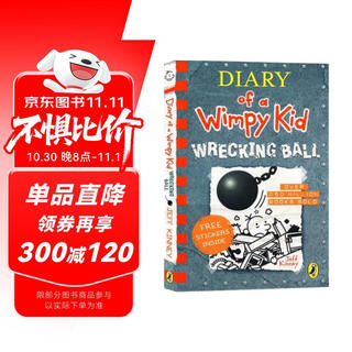 英文原版 小屁孩日记14 Diary of a Wimpy Kid 14: Wrecking Ball 英文分级阅读章节书桥梁书  9-12岁  课外阅读