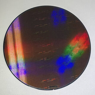 Crystal cpu wafer wafer photolithography integrated circuit chip semiconductor silicon wafer teaching science test eight inches 02 free acrylic bracket