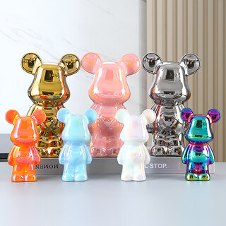 Care bear decoration living room light luxury tv cabinet wine cabinet cartoon care bear doll internet celebrity children's room decoration black pc shelf set