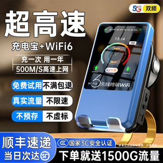 飞瑧云南新疆用2025新款 随身WiFi 9.9月租 移动网络充电宝 无限流量上网便携无线网络路由器智穿墙王 充电宝【大师版】增强8999