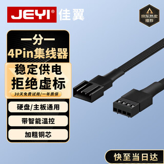 Jeyi desktop computer host motherboard 4pin fan adapter interface extension cable adapter cable fan11