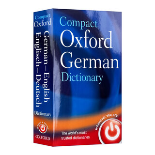 Compact Oxford German Dictionary 牛津简明德语词典 英文版 进口英语原版书籍 英文原版 9780199663125