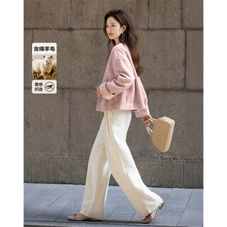 Demana cotton, sheep and wool blended winter chinese style new chinese style stand collar dignified plate button velvet splicing short women's jacket