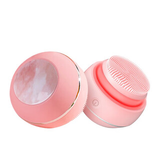非兔（FITTOP） 乐Q电动洗脸仪超声波电动硅胶洁面仪女洗脸神器深层清洁男士毛孔清洁仪器 浅粉