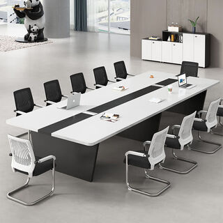 Conference table long table modern simple conference table and chair combination light luxury office conference table conference room table and chairs 1600*800mm conference table