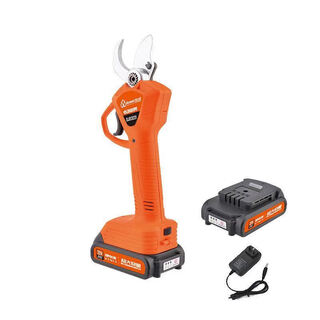 Aowei rechargeable apple tree shears lithium battery cordless electric pruning shears gardening pruning garden thick branches pruning branches 21v 3cm two batteries one charge